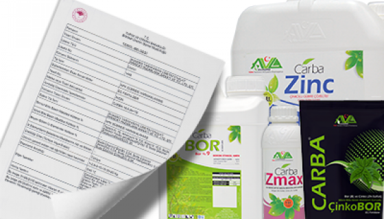 Carba Serisi - Makro & Mikro Özel Gübreler - Tescil Belgesi