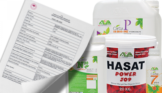 Carba Serisi - NPK & Makro Özel Gübreler - Tescil Belgeleri