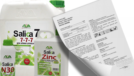 Salica Serisi - NPK & Makro Özel Gübreler - Etiket Örnekleri